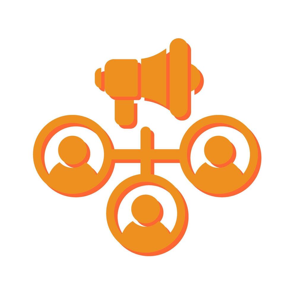 Affiliate Marketing Icon Design vector