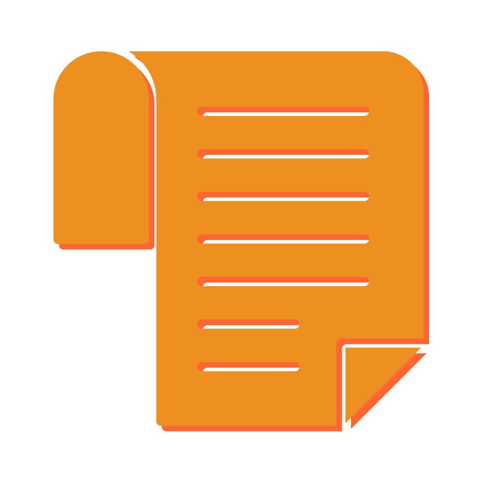 Document Icon Design vector