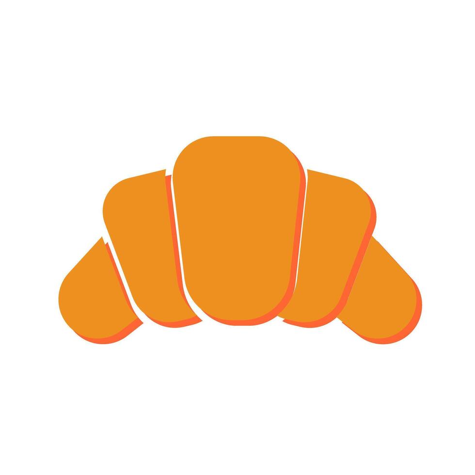 Croissant Icon Design vector