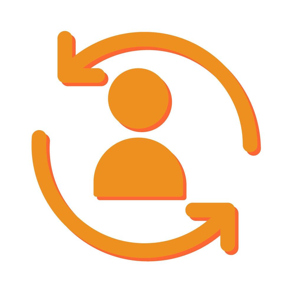 Retargeting Icon Design vector