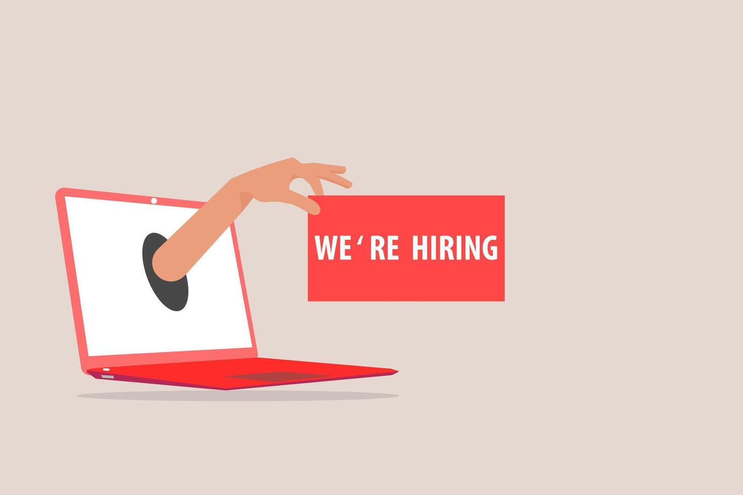 Human resources to manage to recruit new people for replacement concept, businessman new hire entering office while other resigned for new job vector