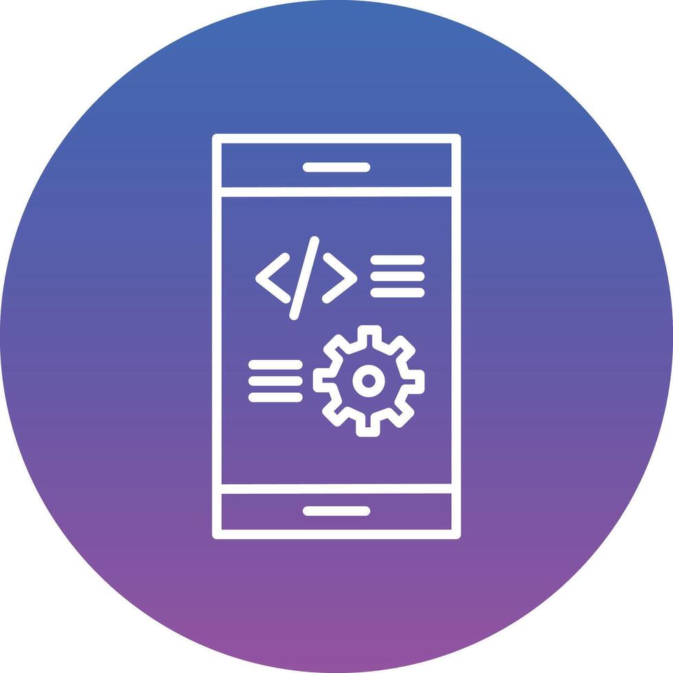 App Development Illustration Icon vector