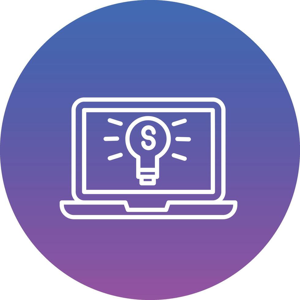 Marketing Solution Illustration Icon vector