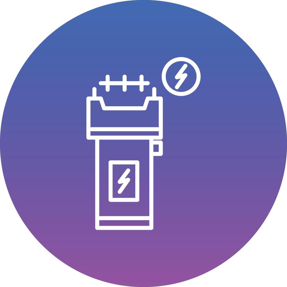 Stun Gun Illustration Icon vector