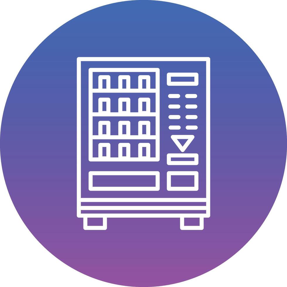 Vending Machine Illustration Icon vector