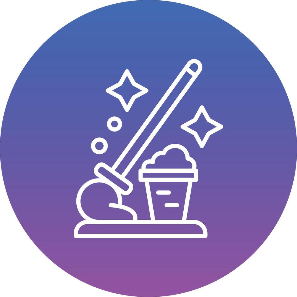 Cleaning Illustration Icon vector
