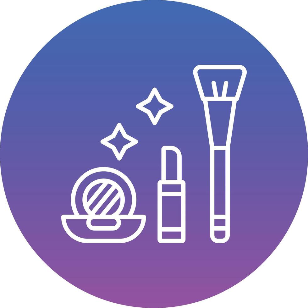 Make Up Illustration Icon vector