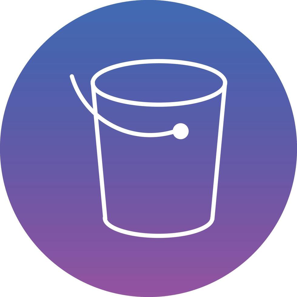 Bucket Illustration Icon vector