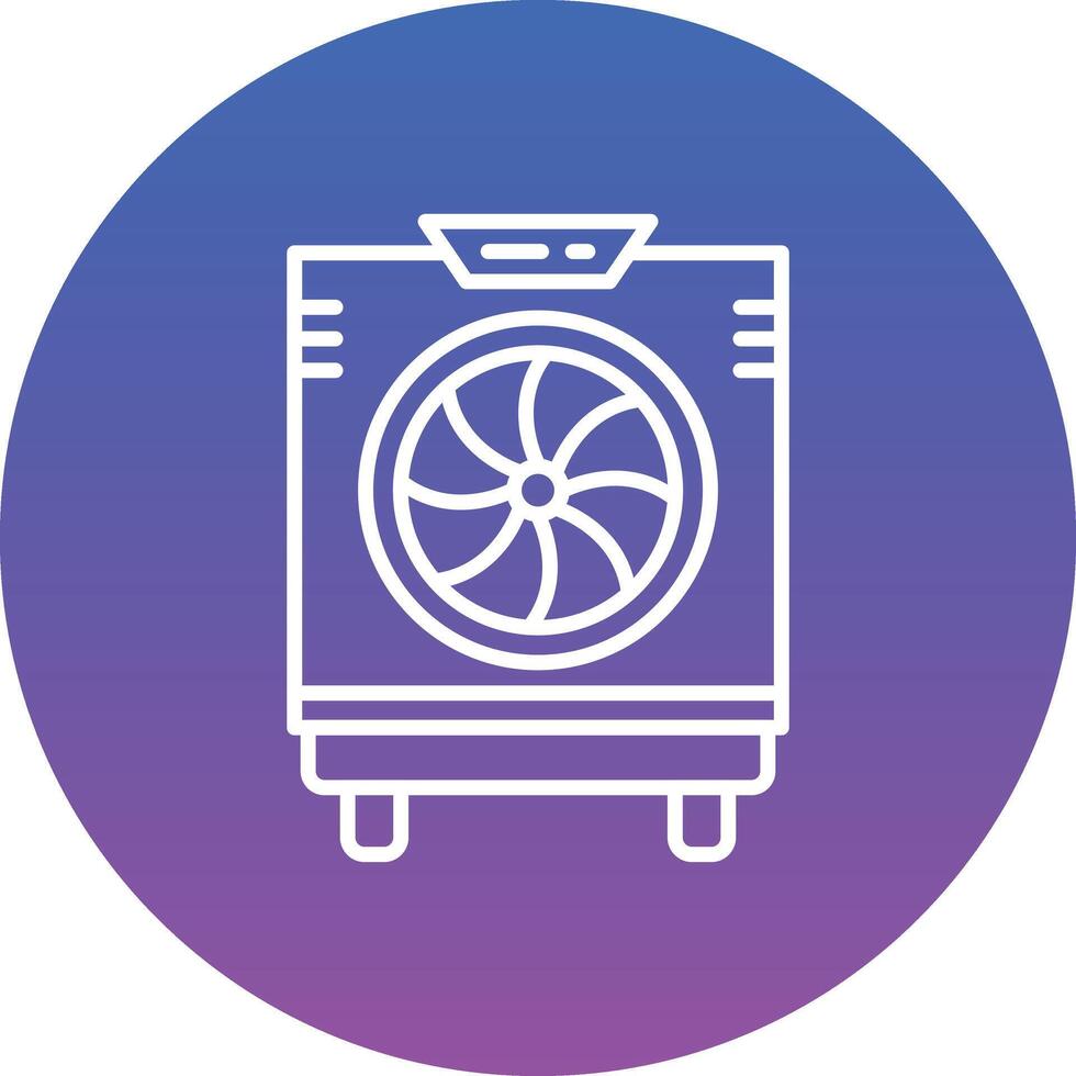 Cooler Illustration Icon vector