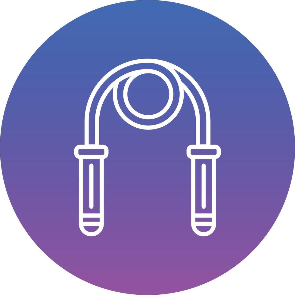 Skipping Rope Illustration Icon vector