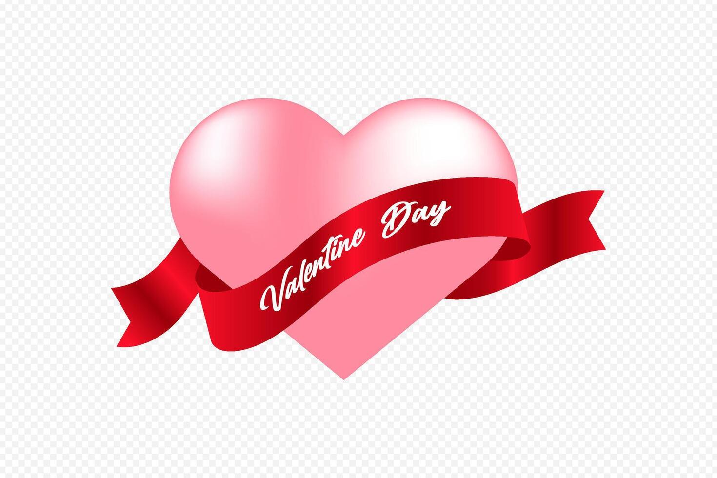 3d love valentines day vector