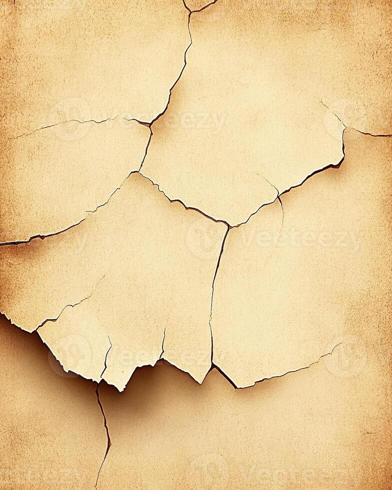 A brown paper texture with small and very subtle cracks in a warm tone photo