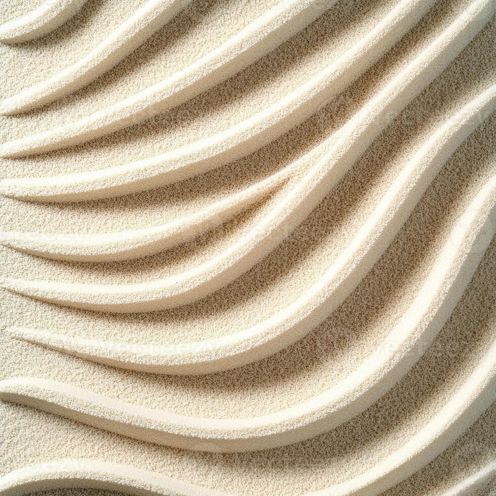 Sand pattern image quality photorealistic pattern of a wave style of japanese print photo
