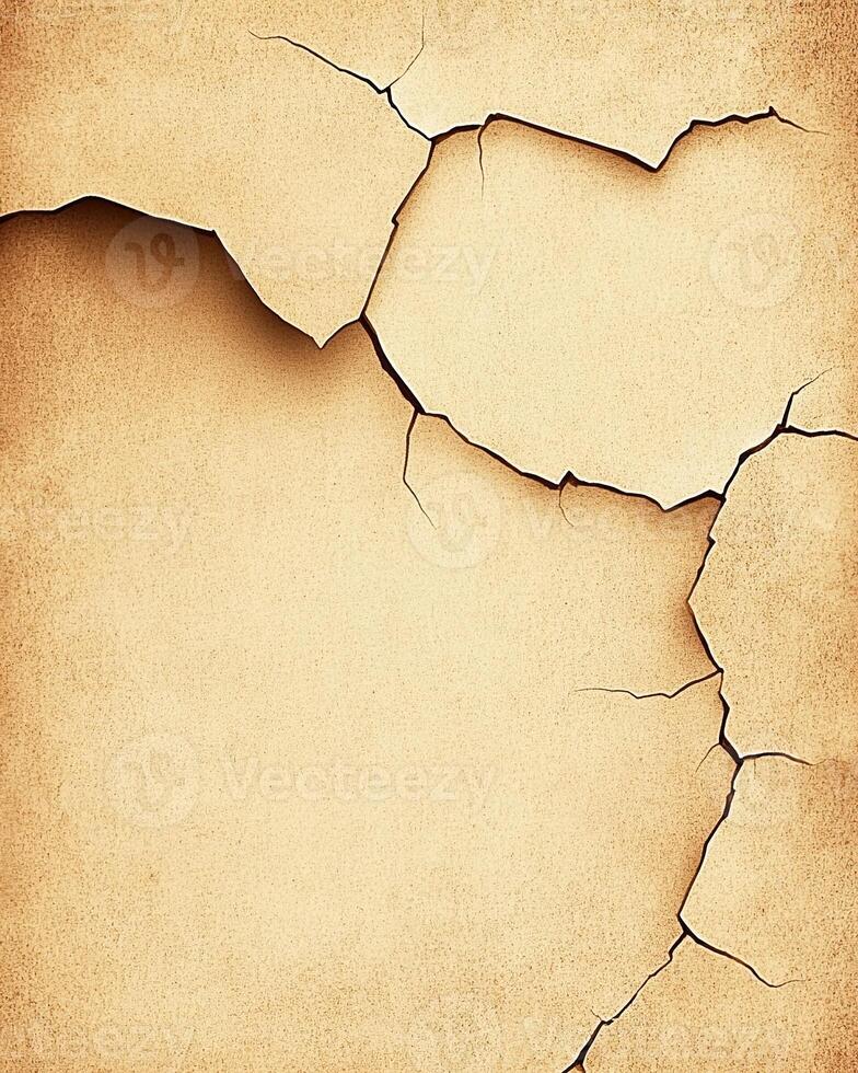 A brown paper texture with small and very subtle cracks in a warm tone photo