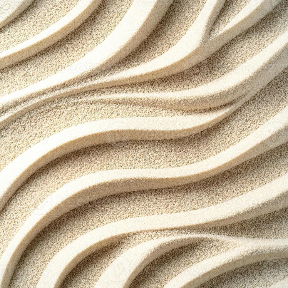 Sand pattern image quality photorealistic pattern of a wave style of japanese print photo