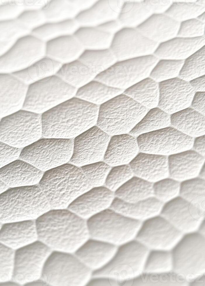 A texture of white paper, featuring an intricate pattern with small and large scales that create depth in the surface photo