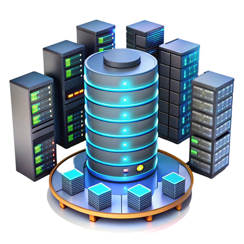 Centralized Data Server Cluster High-Performance png