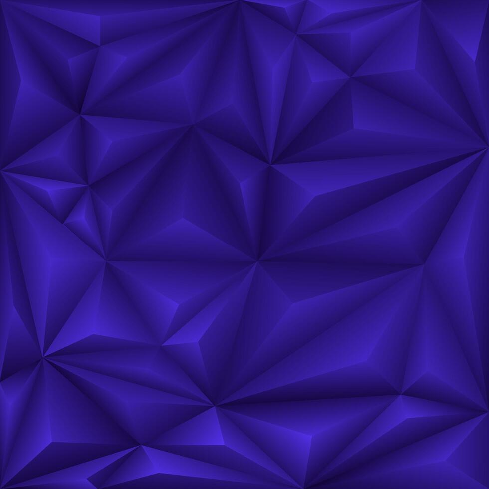 3d purple triangle polygon pattern background vector