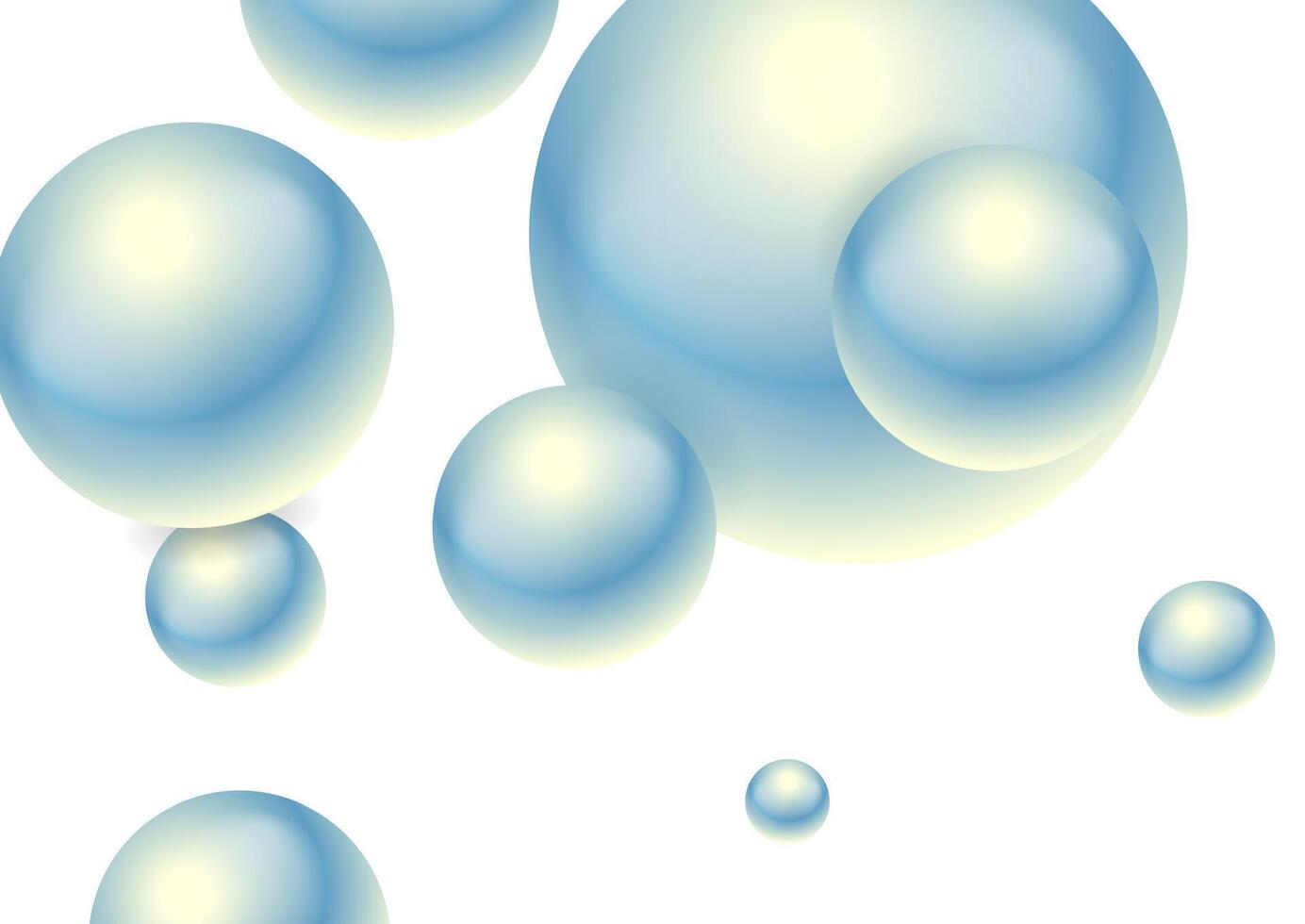 Pastel spheres abstract geometric minimal background vector