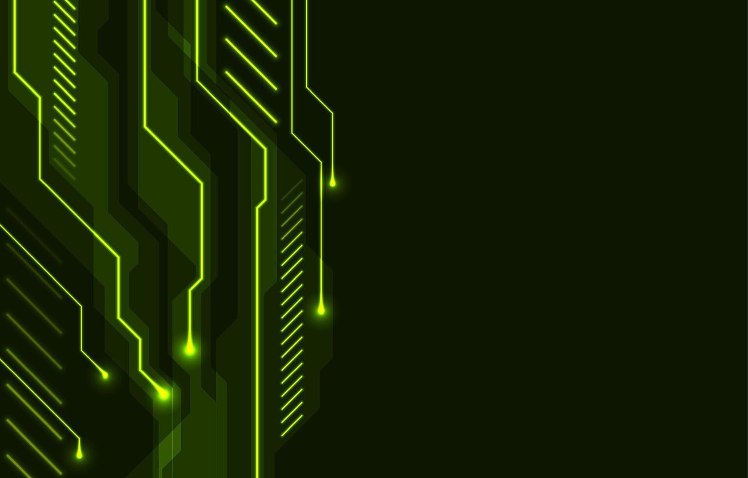 Abstract neon technology background with circuit board lines vector