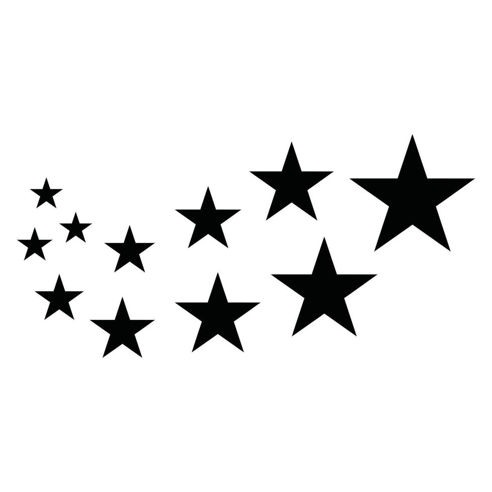 Isolated Star Icon with Shine and Sparkle Glow vector
