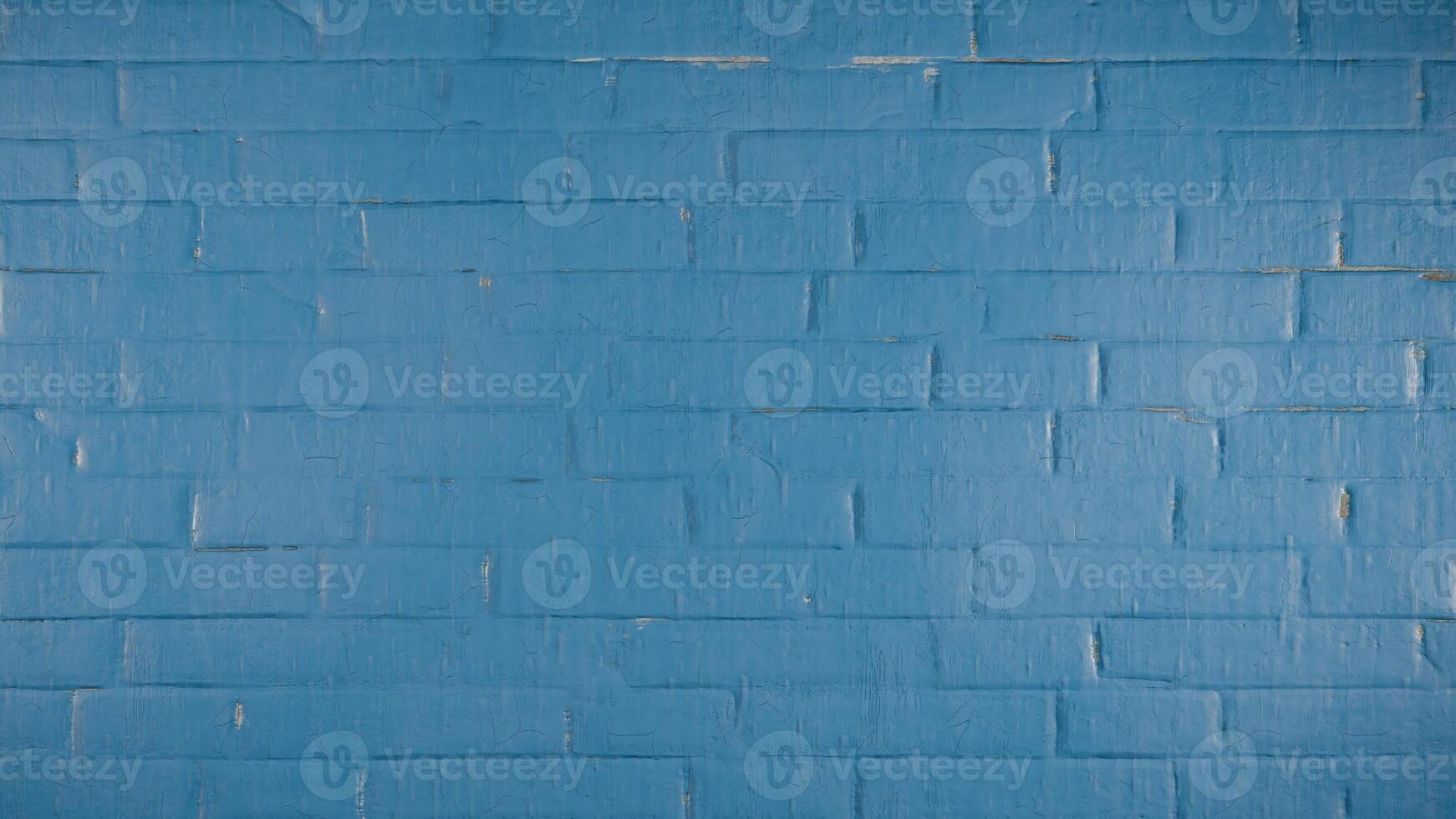 A bright and colorful blue brick wall surface, ideal for backdrops, textures, or design projects. Featuring a subtle pattern. Modern abstract blue background for advertising, backdrop, display, decor photo