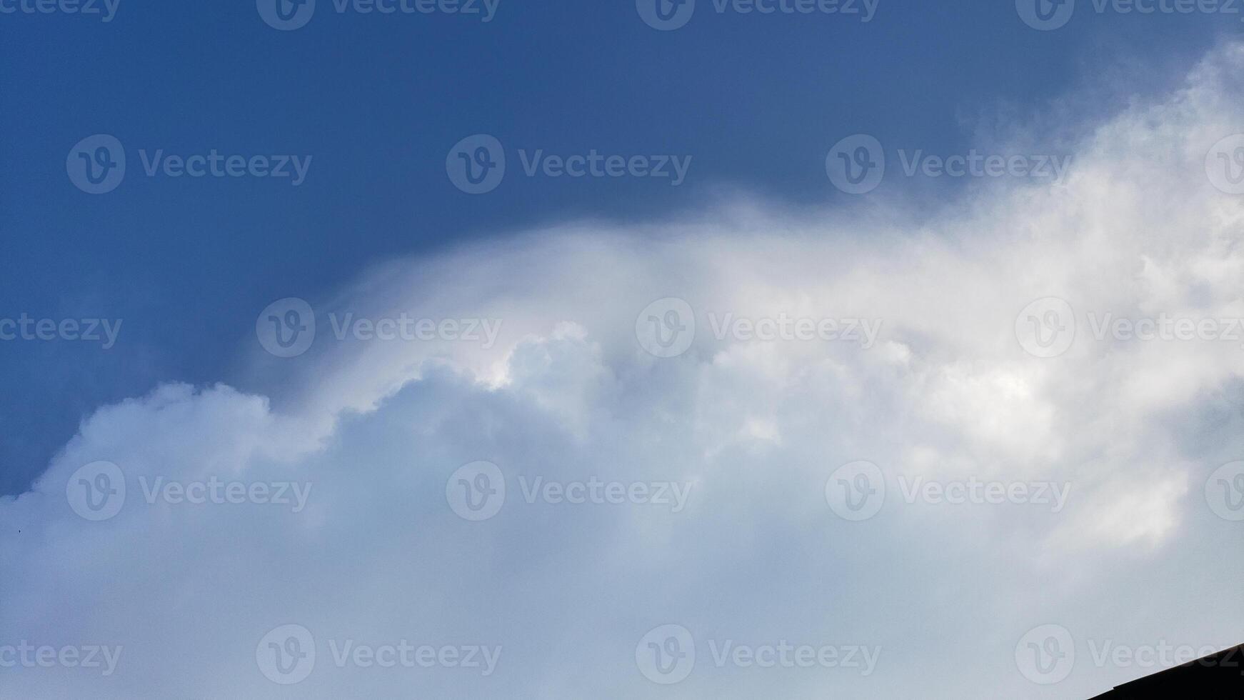 White Clouds Against a Blue Sky photo