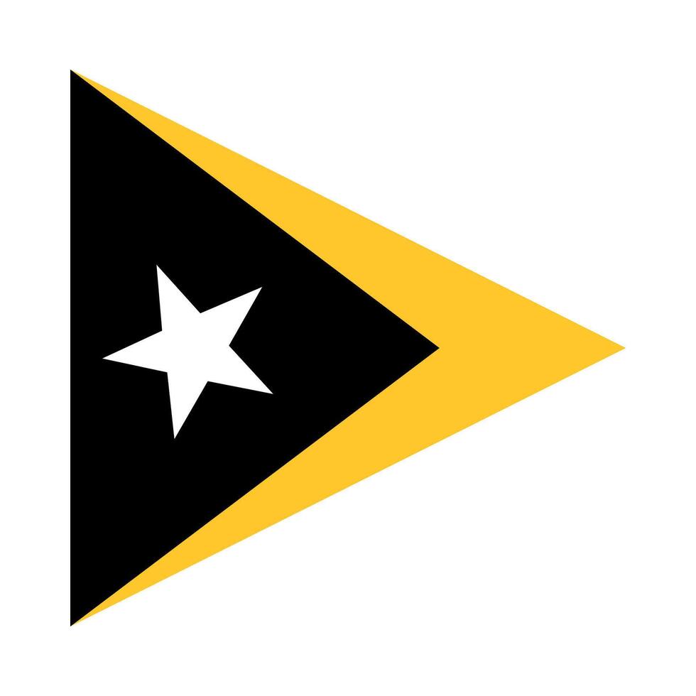 East Timor element flag national material design vector