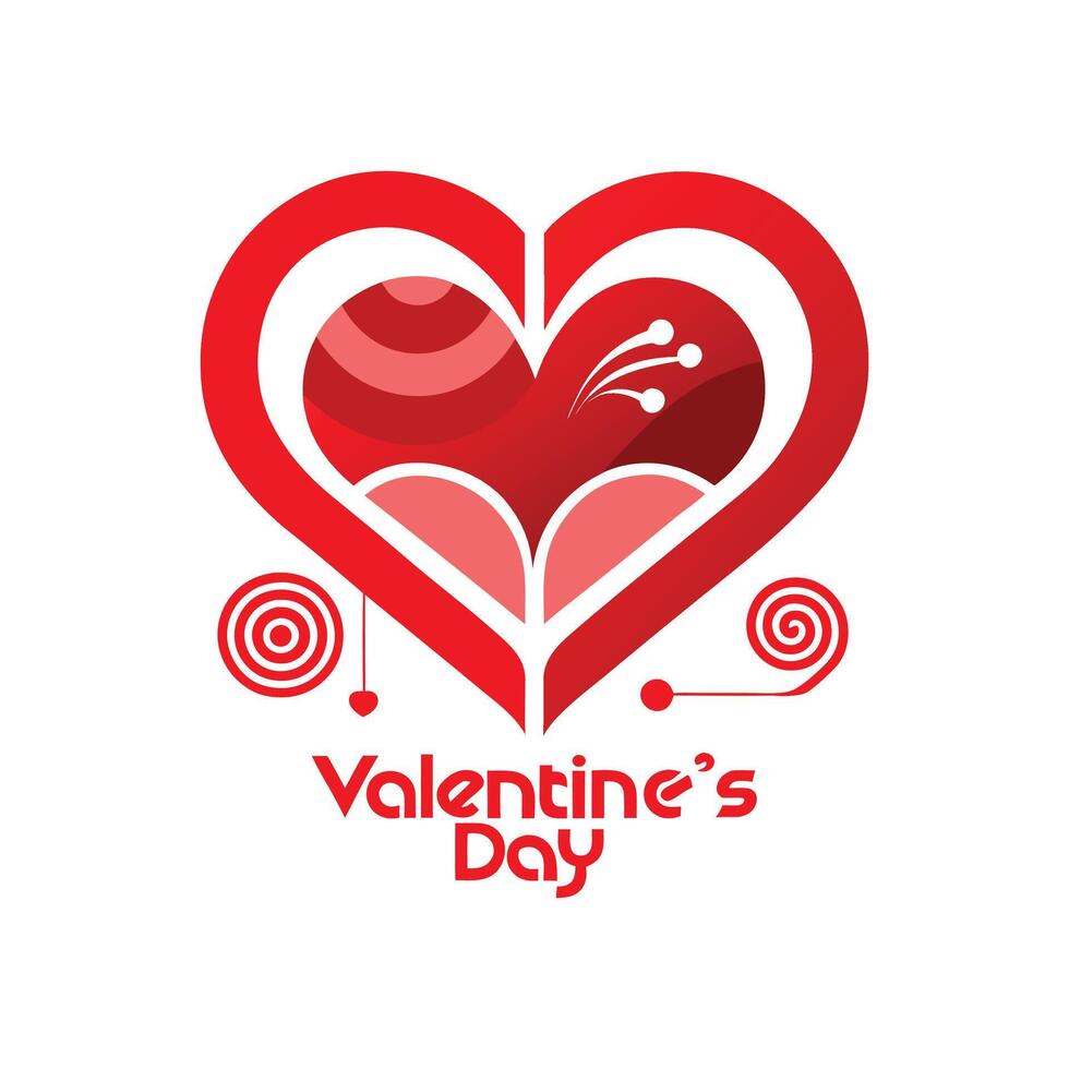 Happy Valentines Day. Heart, Love, Cricut Cutting Files vector