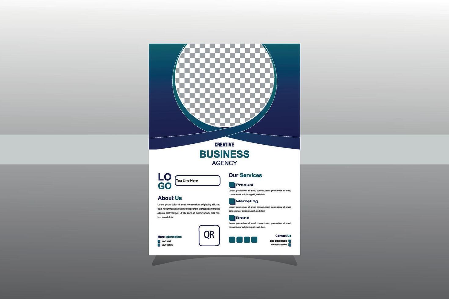 Business Flyer Design Template vector