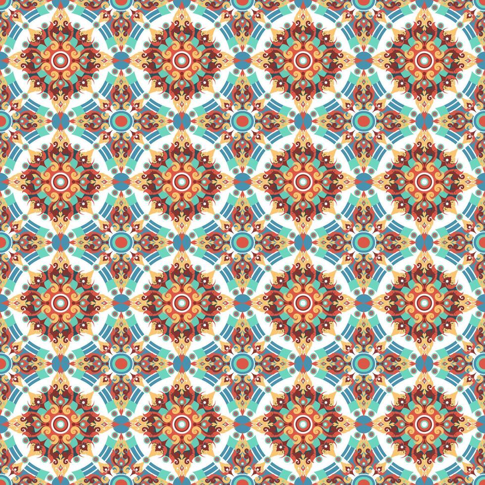 Ethnic Modern Geometric Seamless Pattern Perfect for Fabric Packaging Wallpaper and Gift Wrapping vector