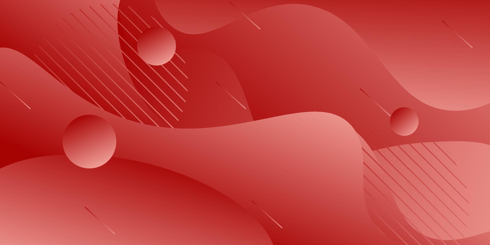 Abstract 3D wave art background design with soft red color for design. Eps10 vector