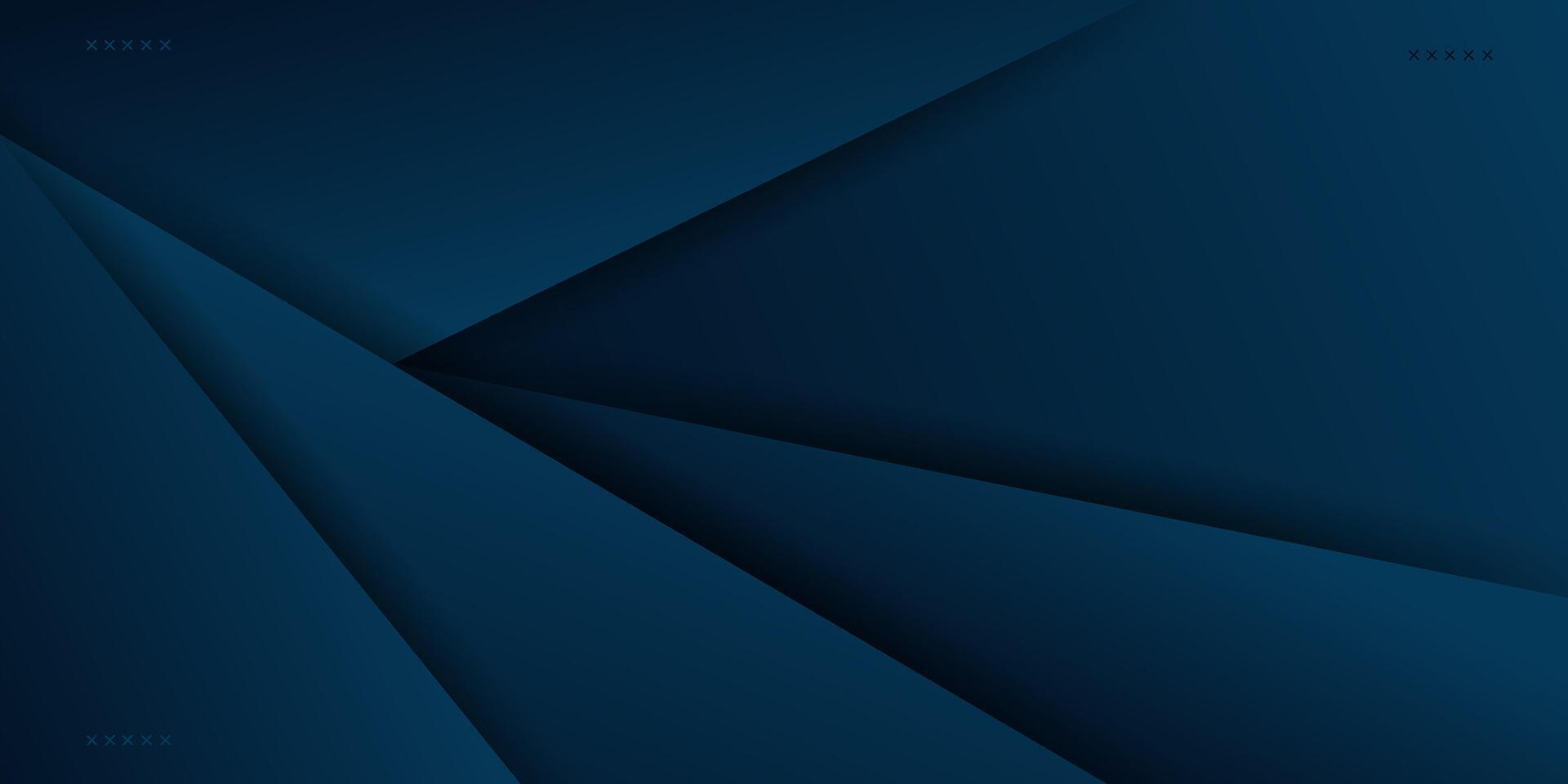 Modern abstract geometric colorful dark blue background with simple shapes. Eps10 vector