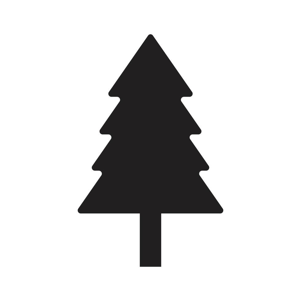 Festive Christmas Trees. vector