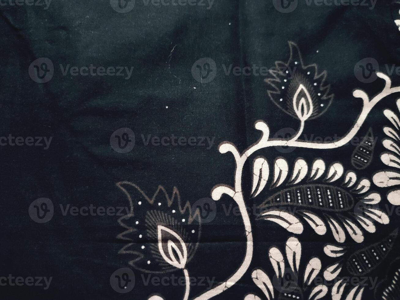 Beautiful Indonesian batik background and patterns covered with cultural motifs photo