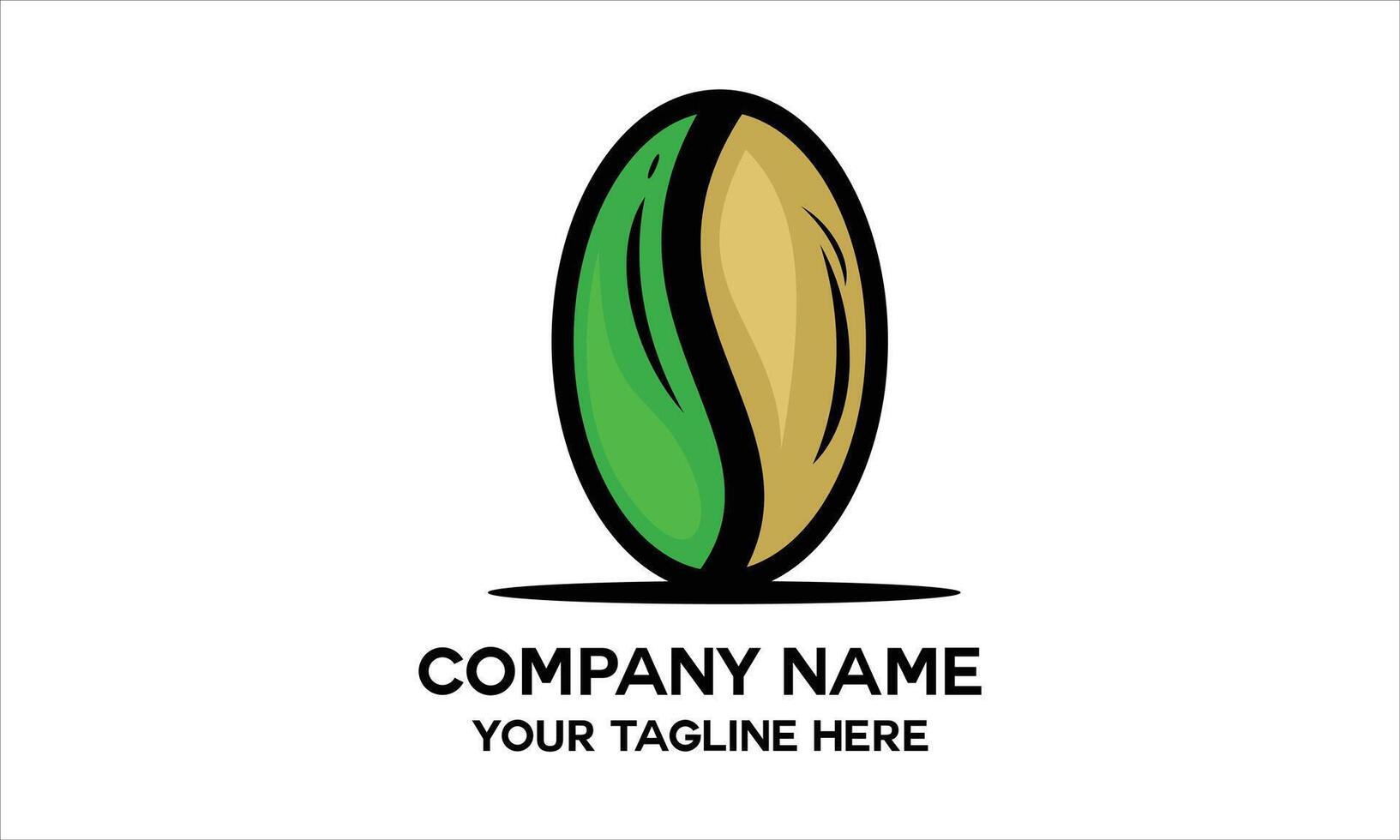 coffee bean logo vector