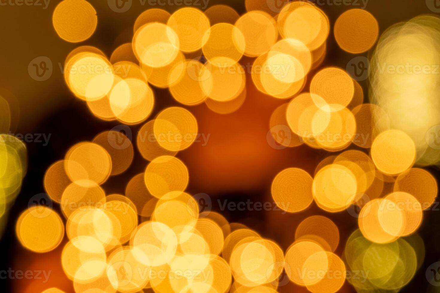 Warm glowing lights create a festive atmosphere in a cozy indoor setting during the evening photo