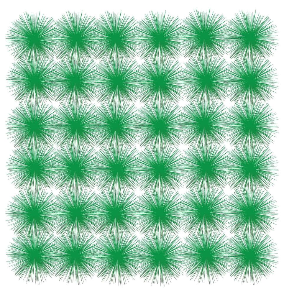 green pine needles on a white background vector