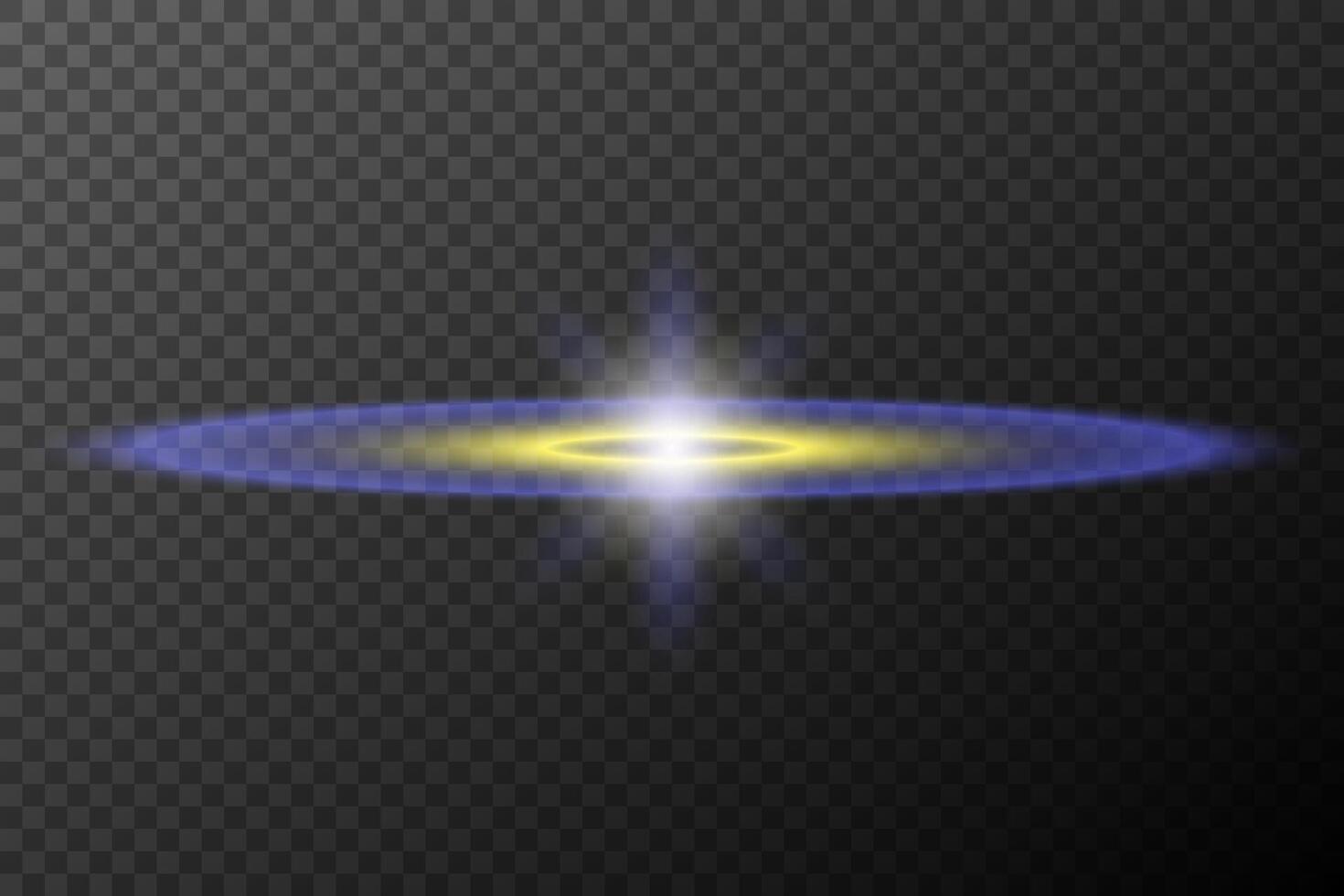 a blue and yellow ring vector