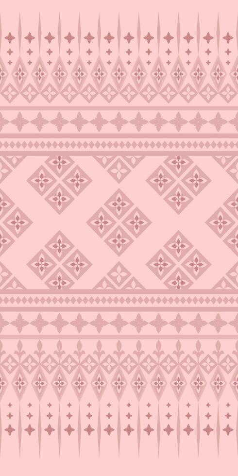 Elegant Royal Pink Classy Traditional Rose Gold Theme Weaves Seamless Pattern textile illustration Elaborate embroidery texture ornament florals pattern design for wrapping, silk, scarf, background vector