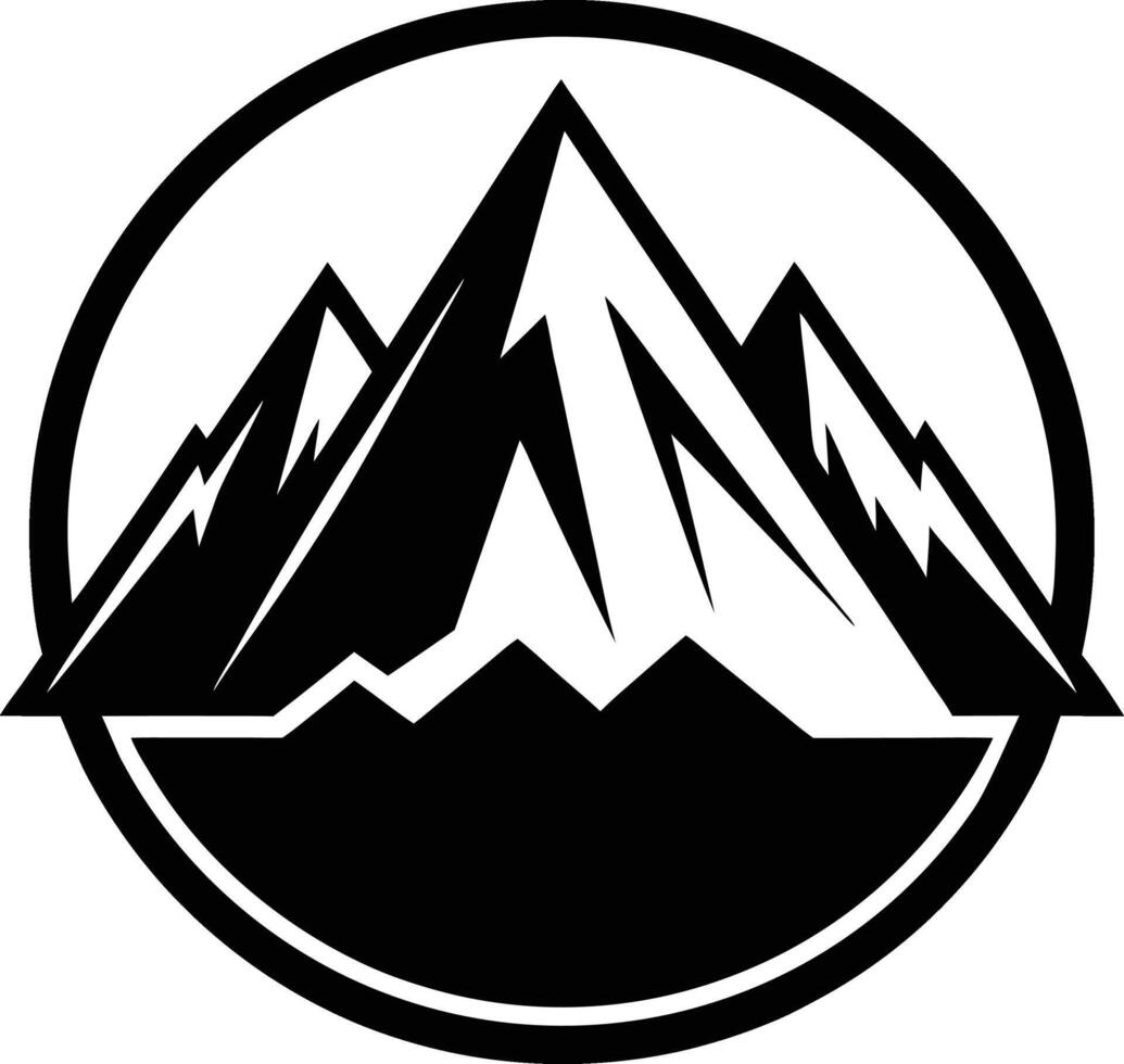Mountain view logo vector