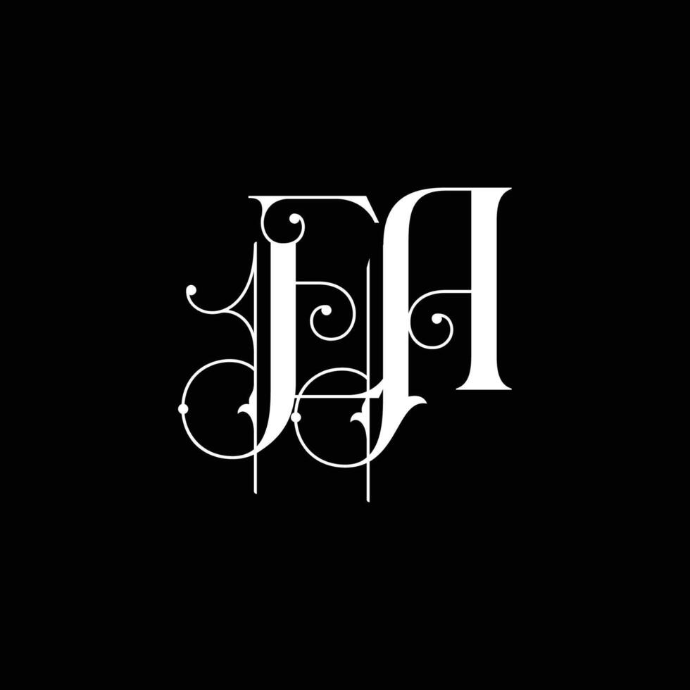Initial letter EA logo design vector