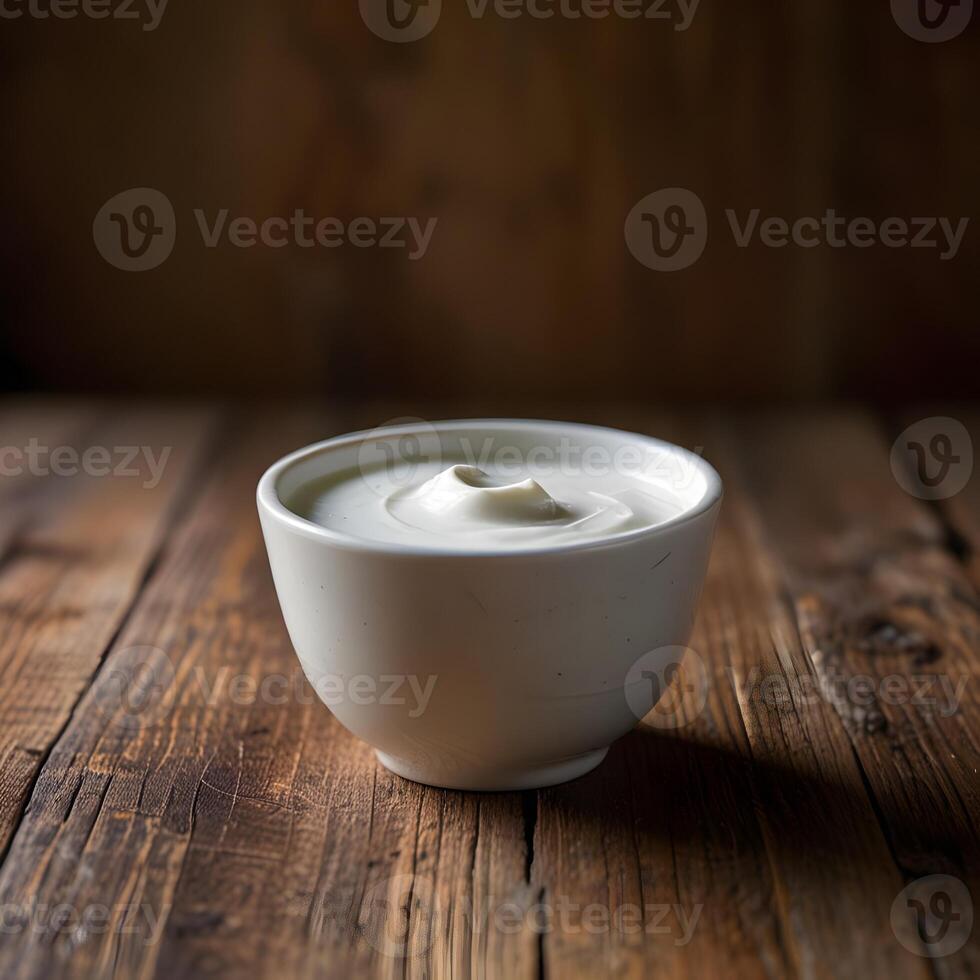 Plain Yogurt with Smooth Texture photo