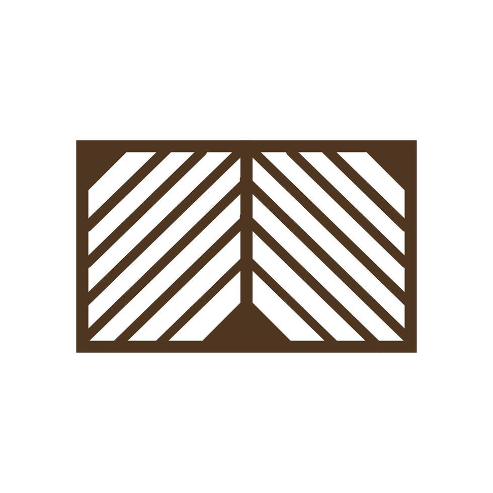Architecture logo design template. Architectural icon design. window pattern illustration element design. Basic illustration design elements with architectural theme vector