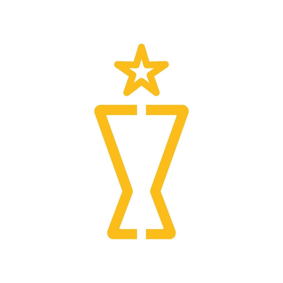 Trophy Logo Template Icon vector