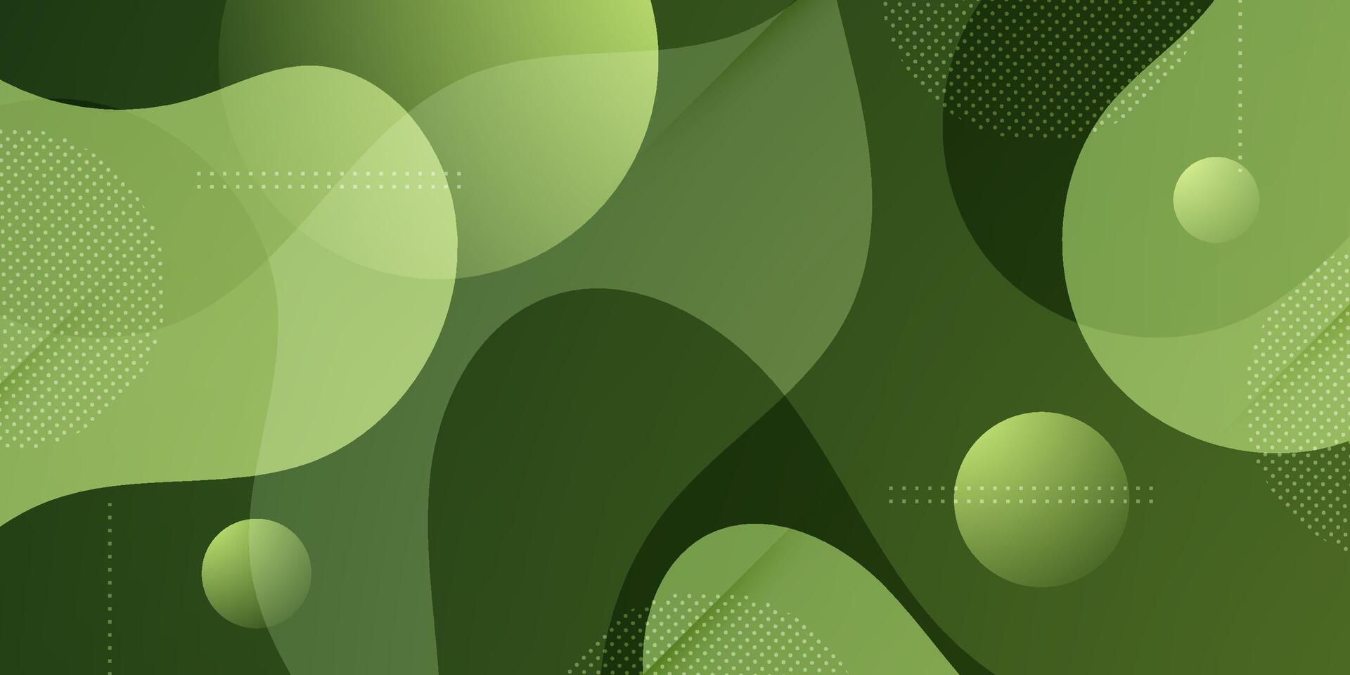 Abstract colorful green gradient wave liquid geometric background modern with fluid style gradient color. Suitable for banner, flyer, and etc. vector