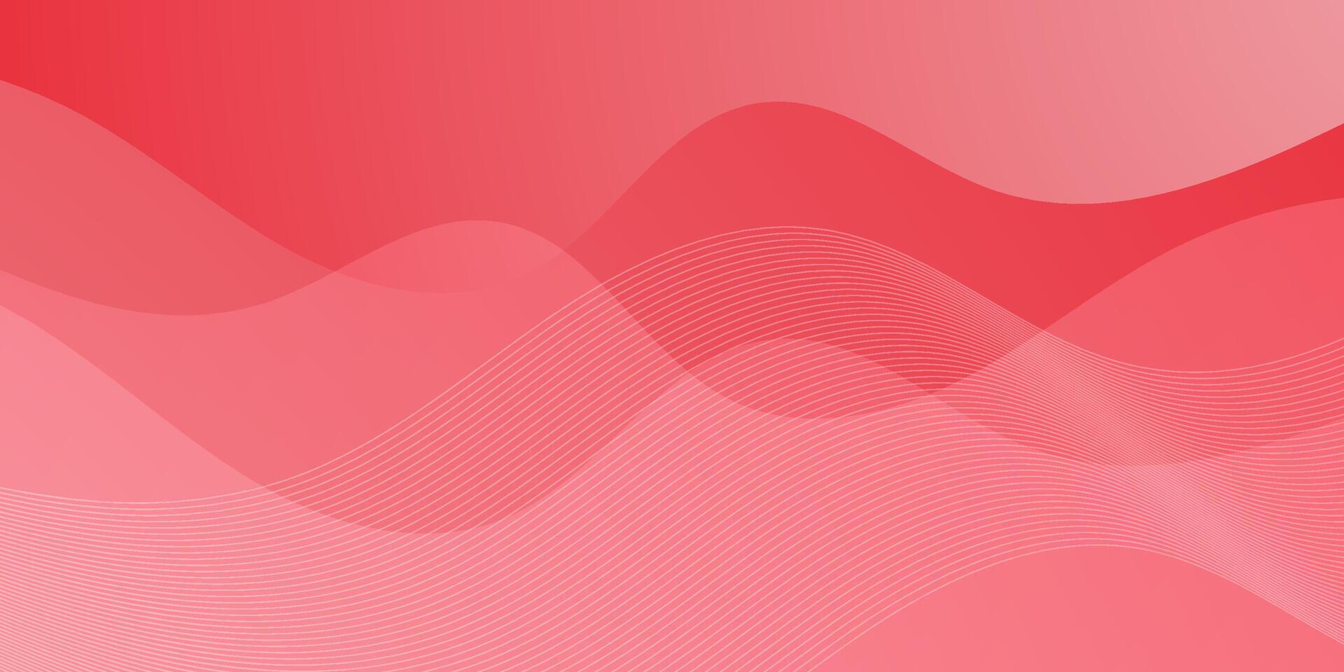 Colorful wave geometric banner background. Pink element with fluid gradient. Dynamic shapes composition. vector