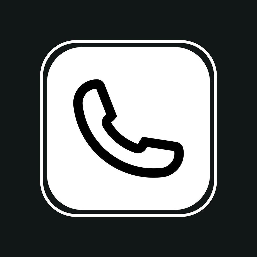 Telephone ranging icon vector