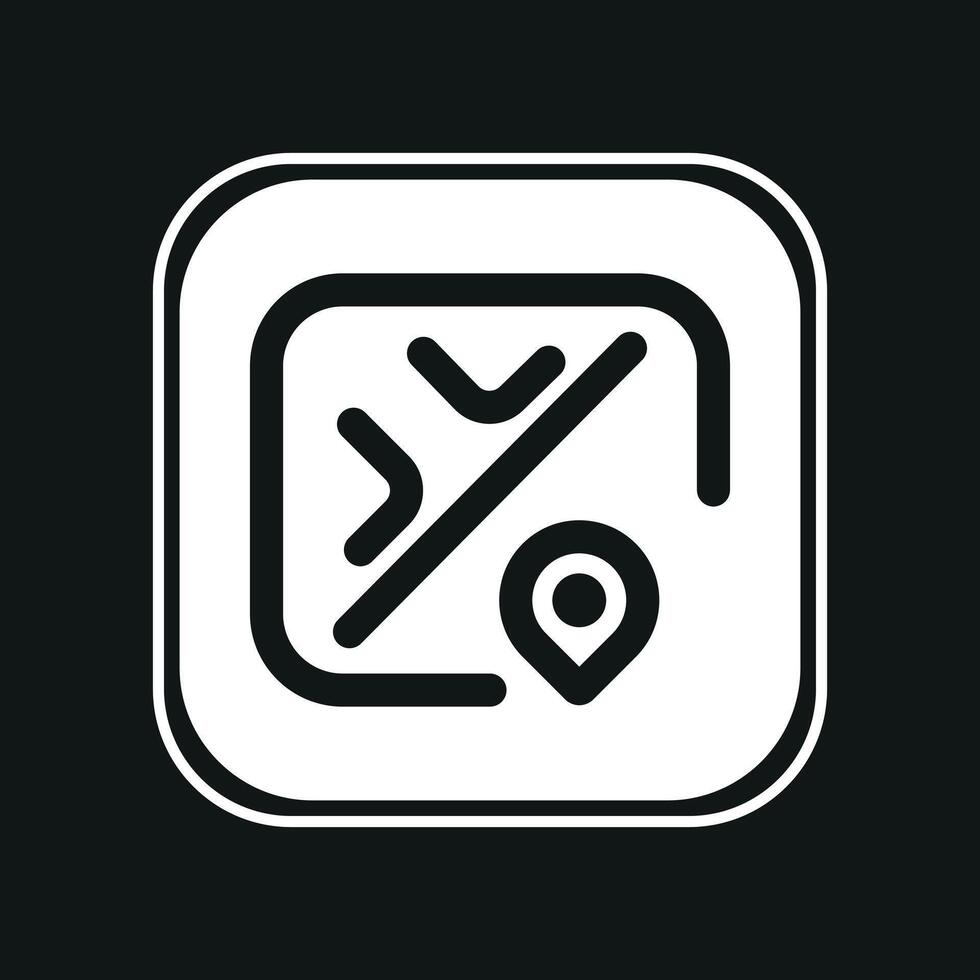 tactical map stock icon vector