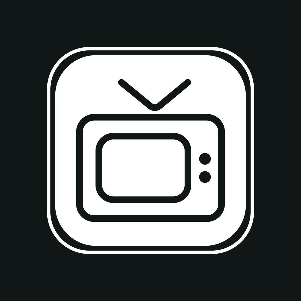 television icon illustration vector